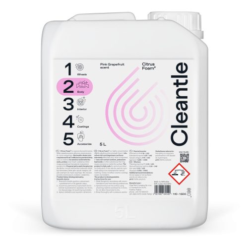 Cleantle Citrus Foam2 Aktívhab 5L